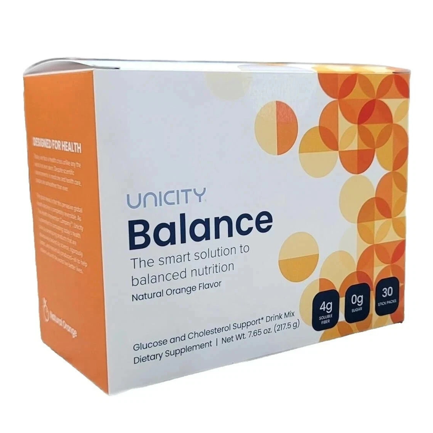 Unicity Balance Natural Orange Flavor 7.65oz 30 Count