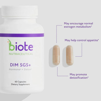 Nutraceuticals DIM SGS+ Hormone Detox 60 Capsules 2 Pack